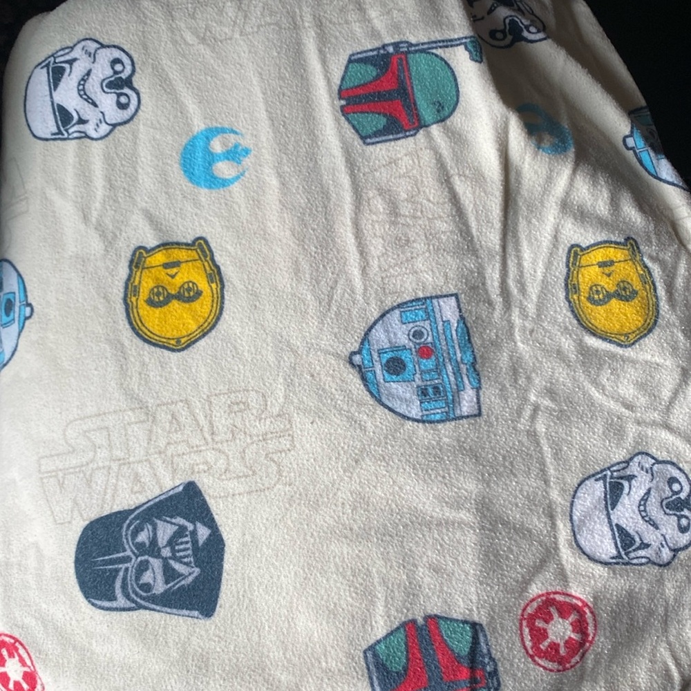 Star Wars A Collection for Kohl's full Size Fitted Sheet fleece set